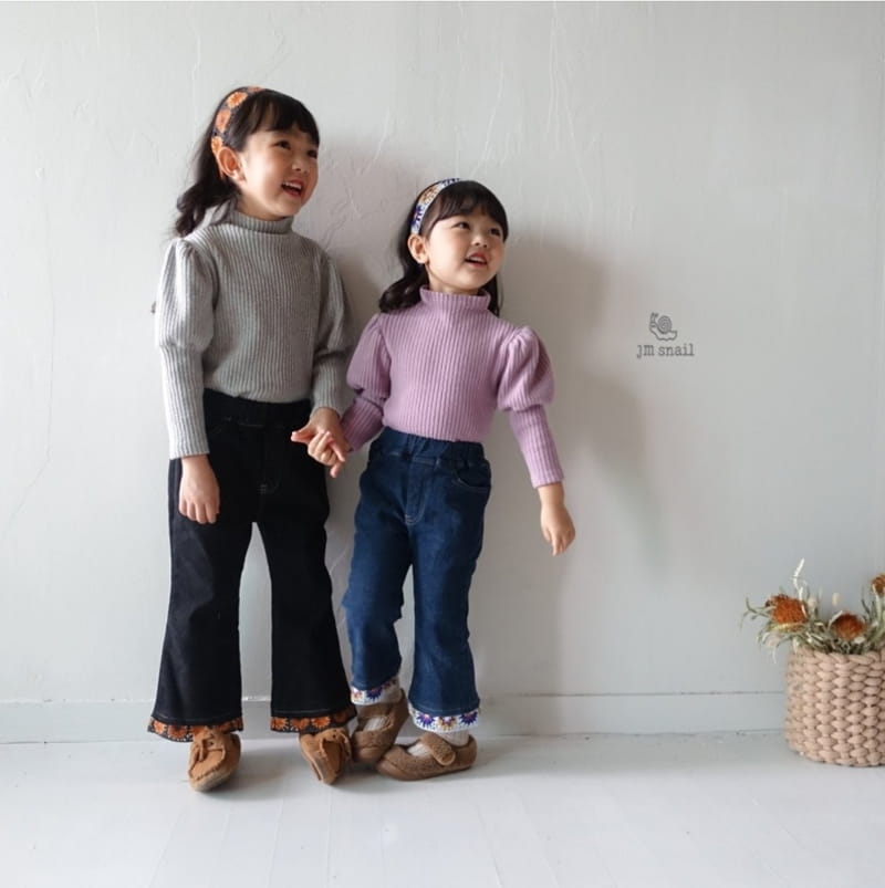 JM SNAIL - Korean Children Fashion - #Kfashion4kids - Blank Jeans - 8