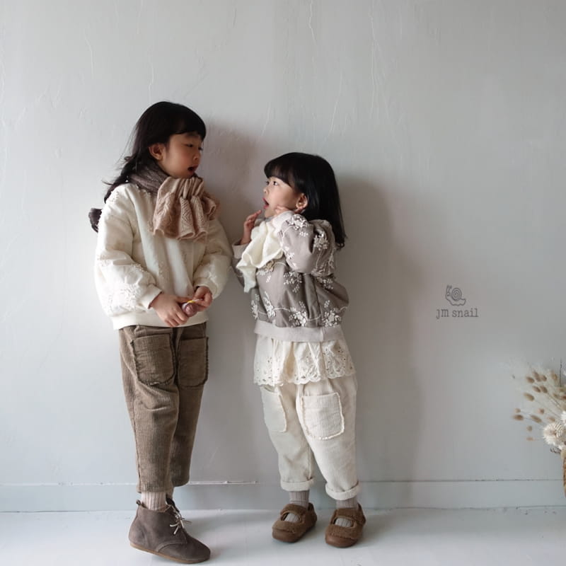 JM SNAIL - Korean Children Fashion - #Kfashion4kids - Embroidery Bonding Sweatshirt - 11