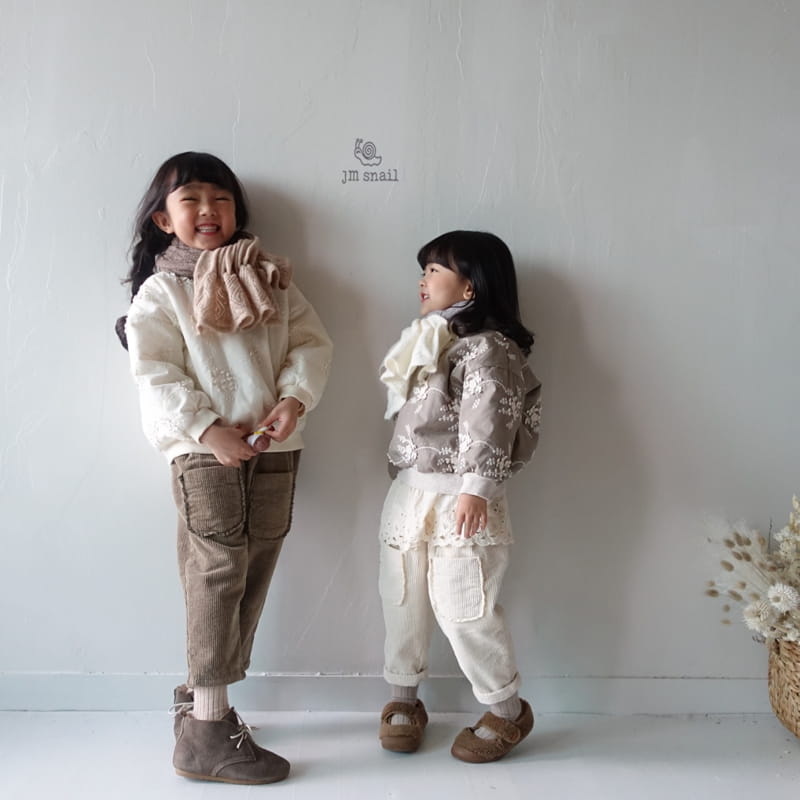 JM SNAIL - Korean Children Fashion - #Kfashion4kids - Embroidery Bonding Sweatshirt - 12