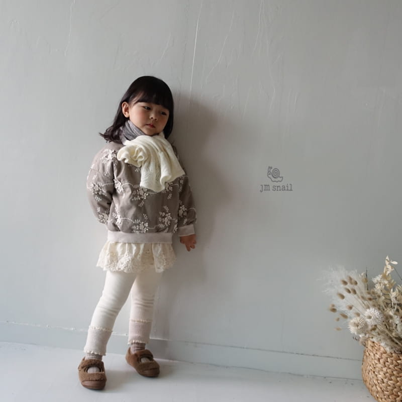 JM SNAIL - Korean Children Fashion - #Kfashion4kids - Embroidery Bonding Sweatshirt - 8
