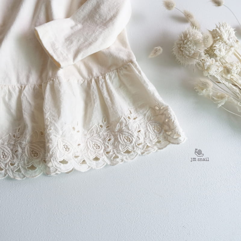JM SNAIL - Korean Children Fashion - #Kfashion4kids - Inner Lace Tee - 4