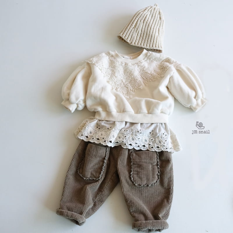 JM SNAIL - Korean Children Fashion - #Kfashion4kids - Inner Lace Tee - 6