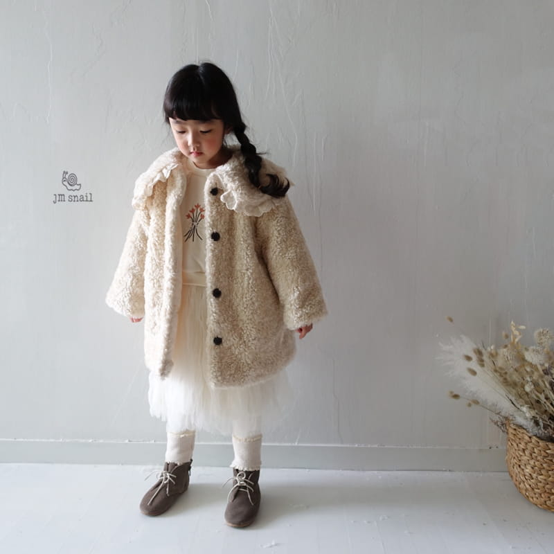 JM SNAIL - Korean Children Fashion - #Kfashion4kids - Noodle Frill Coat - 10