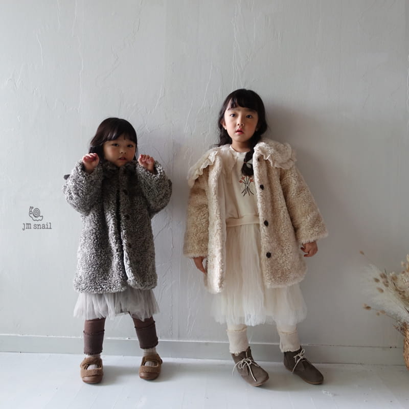 JM SNAIL - Korean Children Fashion - #Kfashion4kids - Noodle Frill Coat - 5