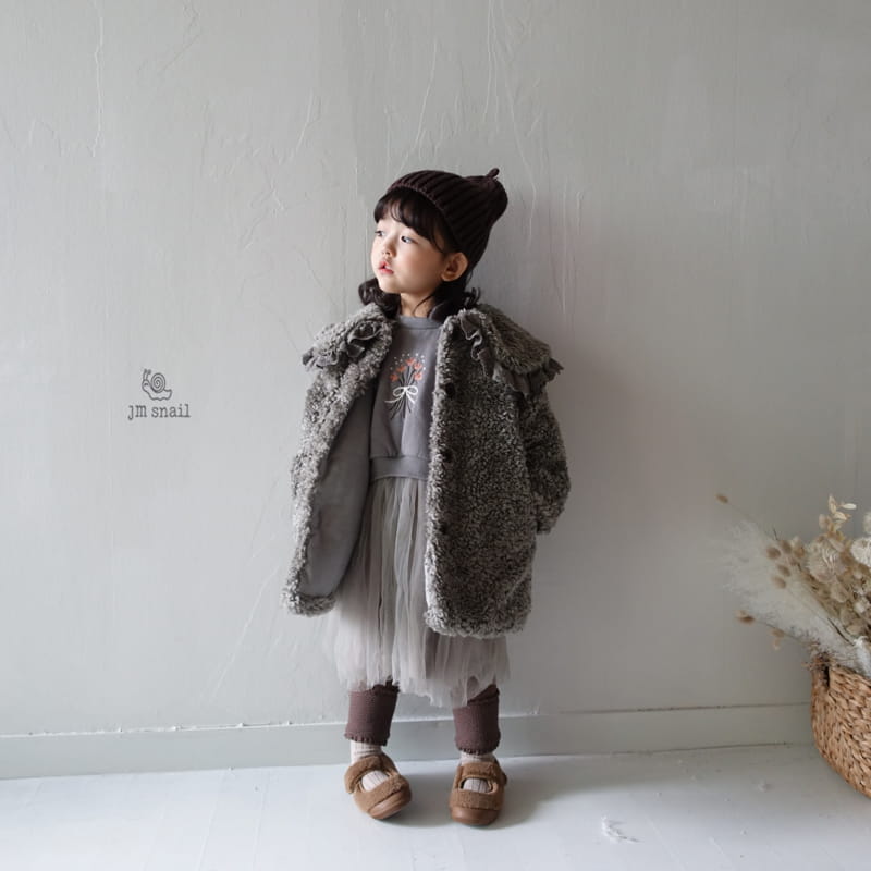 JM SNAIL - Korean Children Fashion - #Kfashion4kids - Noodle Frill Coat - 8