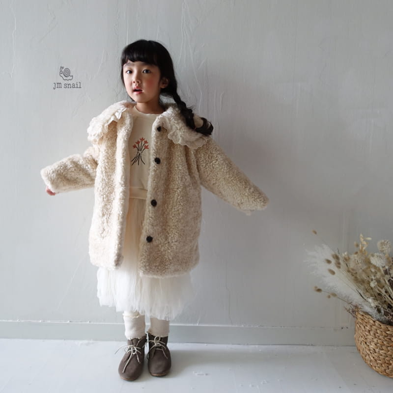 JM SNAIL - Korean Children Fashion - #Kfashion4kids - Noodle Frill Coat - 9