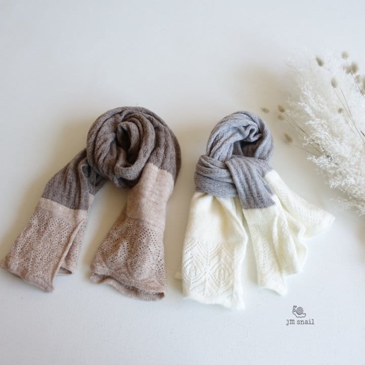 JM SNAIL - Korean Children Fashion - #Kfashion4kids - Two Tone Muffler - 2