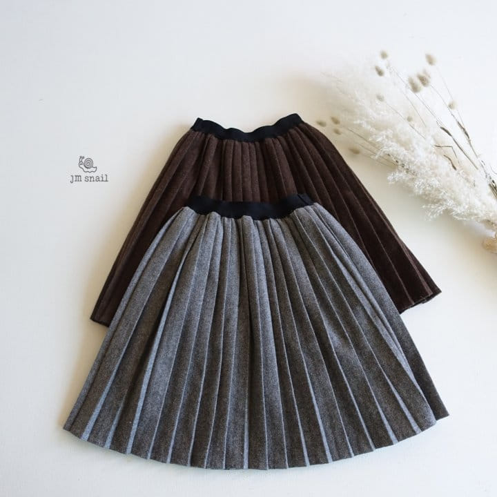 JM SNAIL - Korean Children Fashion - #Kfashion4kids - Flannel Winkle Skirt
