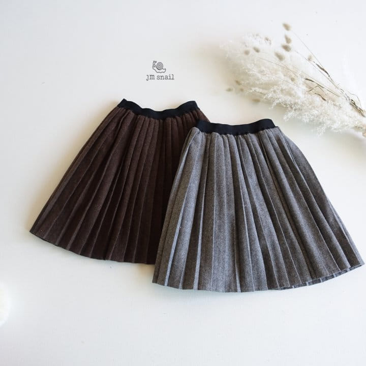 JM SNAIL - Korean Children Fashion - #Kfashion4kids - Flannel Winkle Skirt - 2
