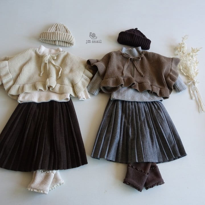 JM SNAIL - Korean Children Fashion - #Kfashion4kids - Flannel Winkle Skirt - 3