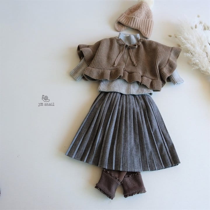 JM SNAIL - Korean Children Fashion - #Kfashion4kids - Flannel Winkle Skirt - 4