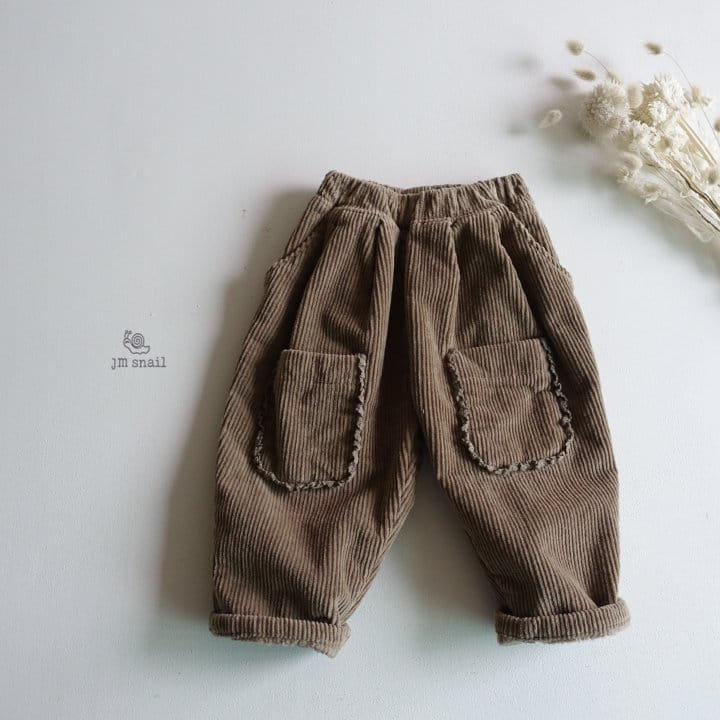 JM SNAIL - Korean Children Fashion - #Kfashion4kids - Pocket Rib Pants - 2