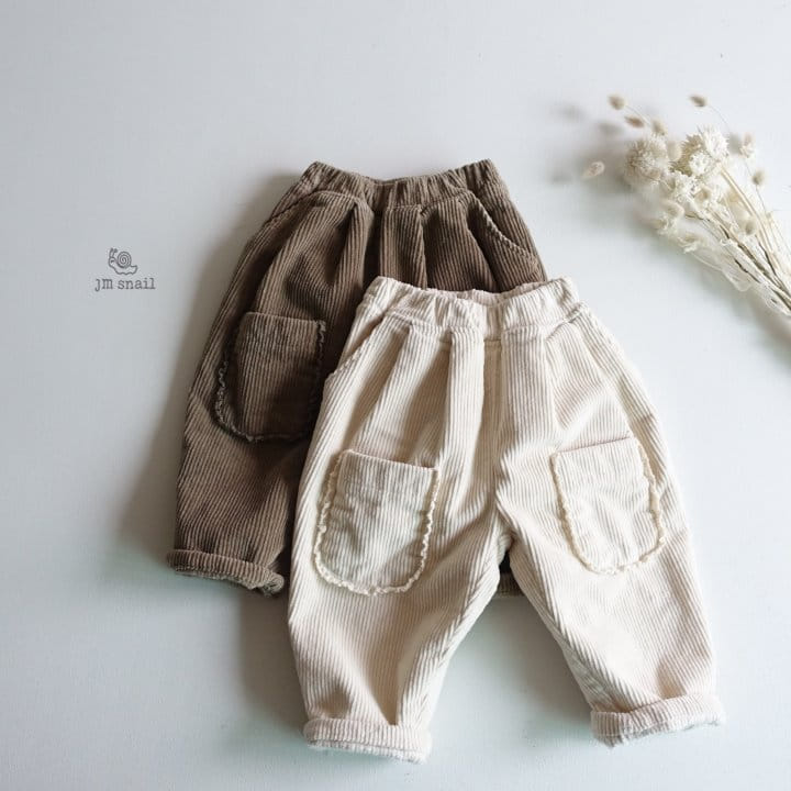 JM SNAIL - Korean Children Fashion - #Kfashion4kids - Pocket Rib Pants - 4