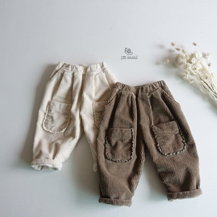 JM SNAIL - Korean Children Fashion - #Kfashion4kids - Pocket Rib Pants - 5