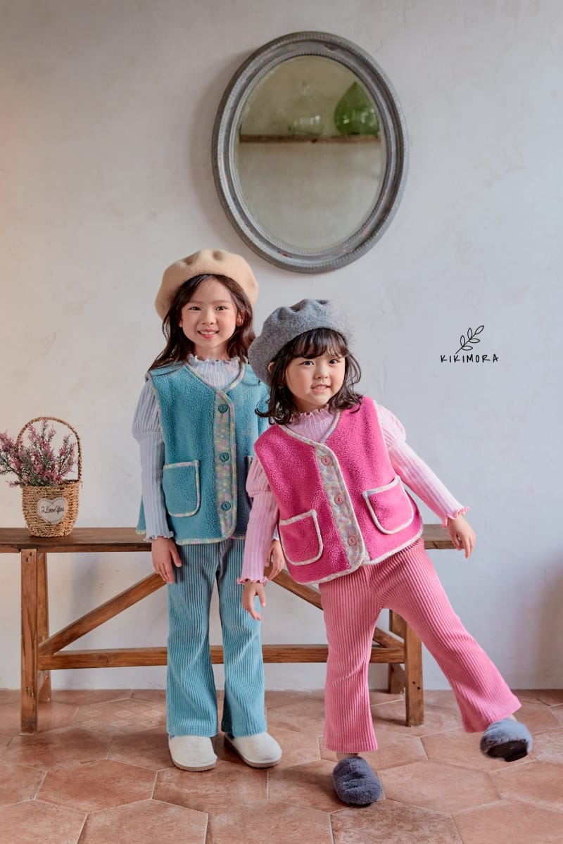 KIKIMORA - Korean Children Fashion - #Kfashion4kids - Fluffy Vest - 3