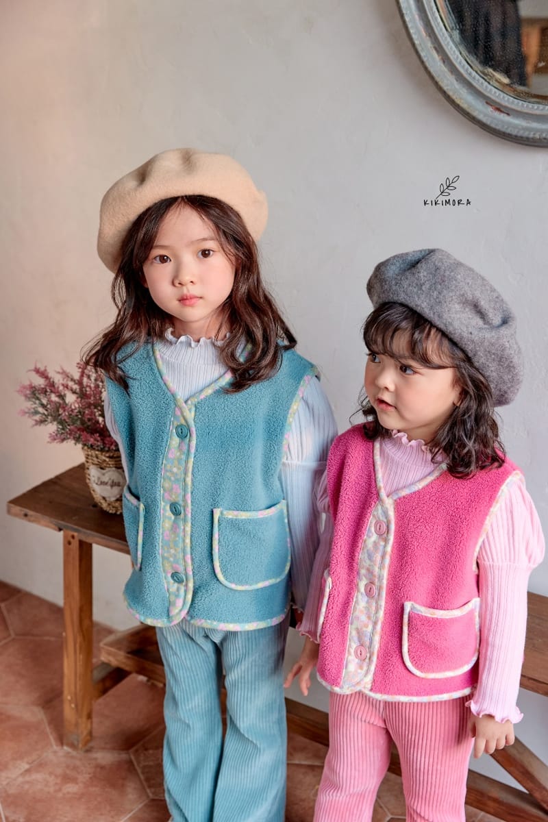 KIKIMORA - Korean Children Fashion - #Kfashion4kids - Fluffy Vest - 4