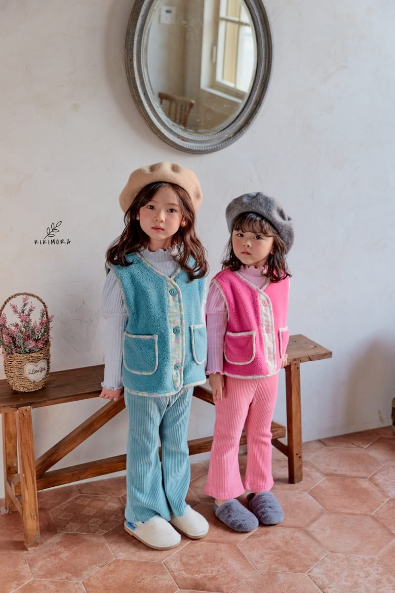 KIKIMORA - Korean Children Fashion - #Kfashion4kids - Fluffy Vest - 5