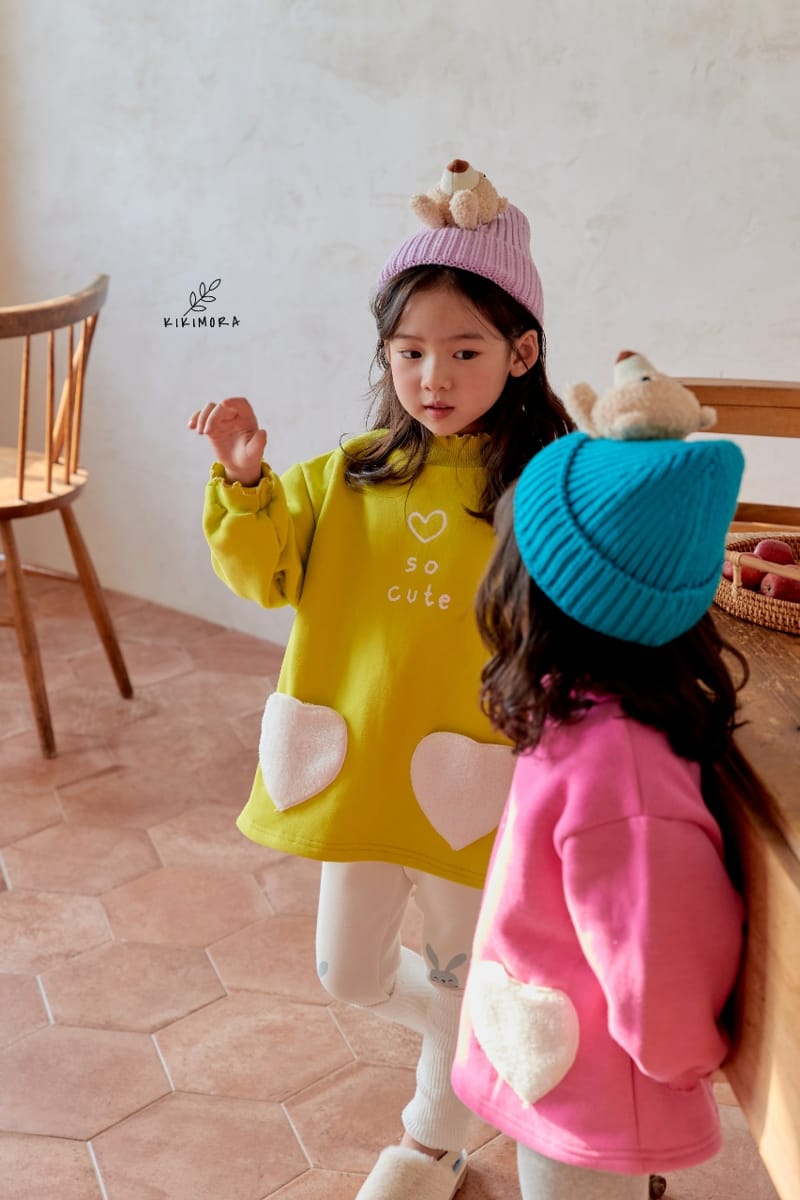 KIKIMORA - Korean Children Fashion - #Kfashion4kids - Heart Heart Long Tee - 3
