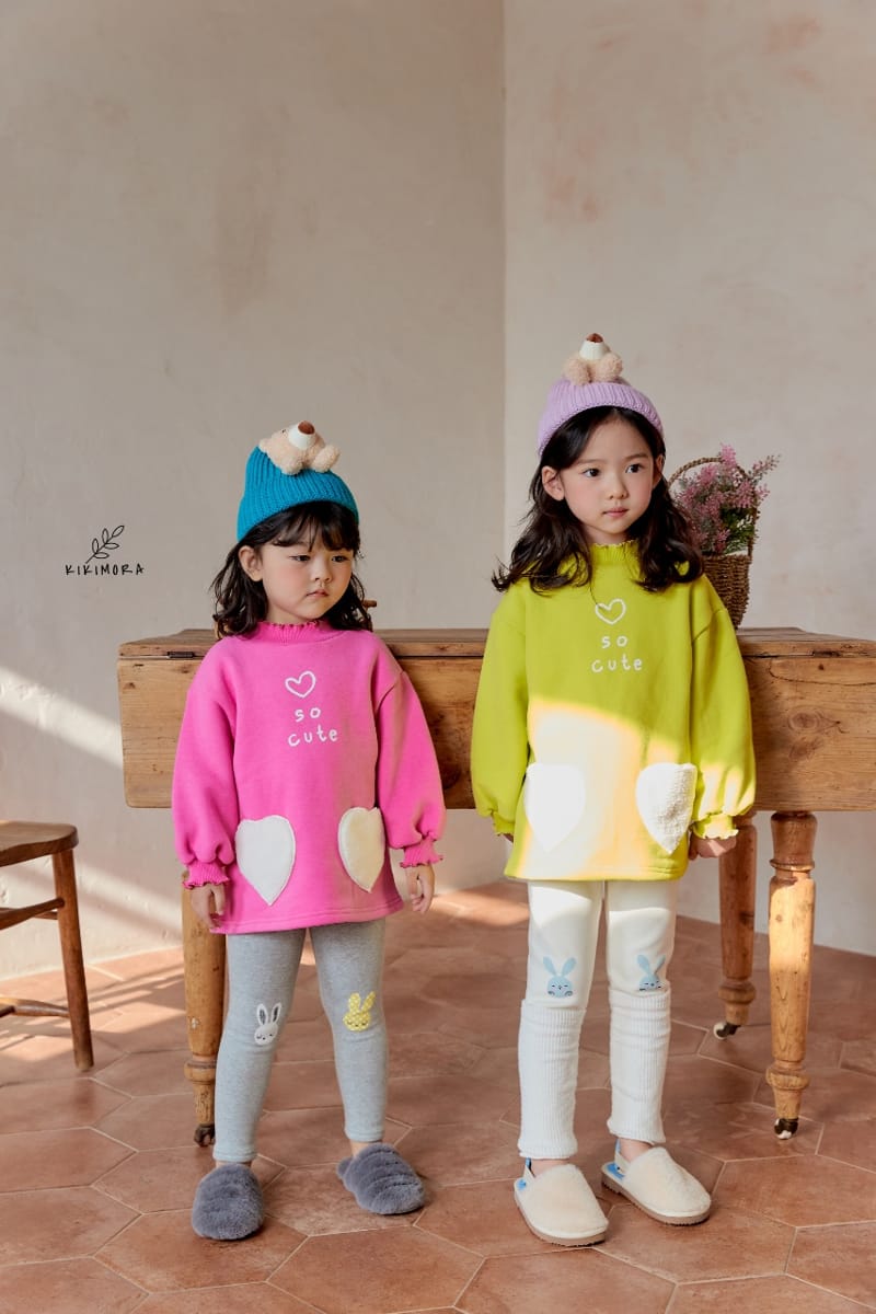 KIKIMORA - Korean Children Fashion - #Kfashion4kids - Heart Heart Long Tee - 5