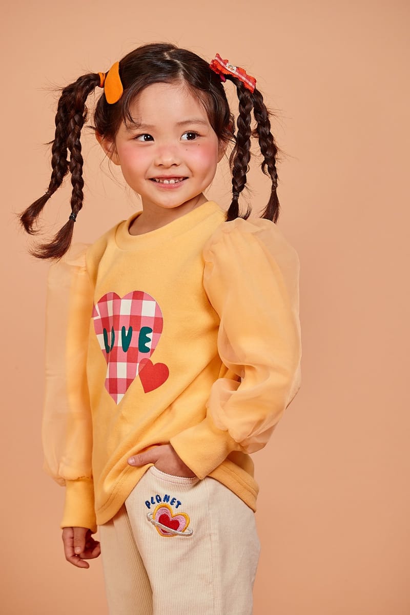KOKOYARN - Korean Children Fashion - #Kfashion4kids - Love Puff Tee - 2