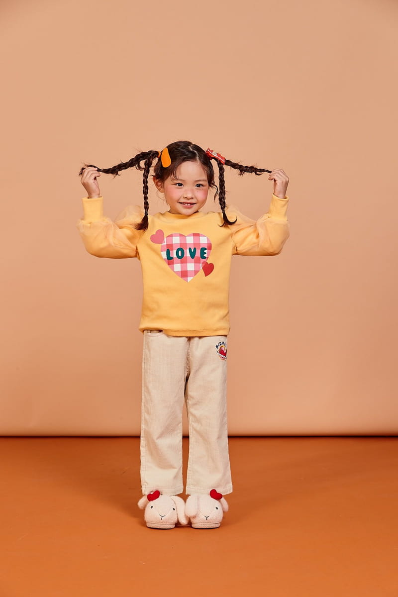 KOKOYARN - Korean Children Fashion - #Kfashion4kids - Love Puff Tee - 4