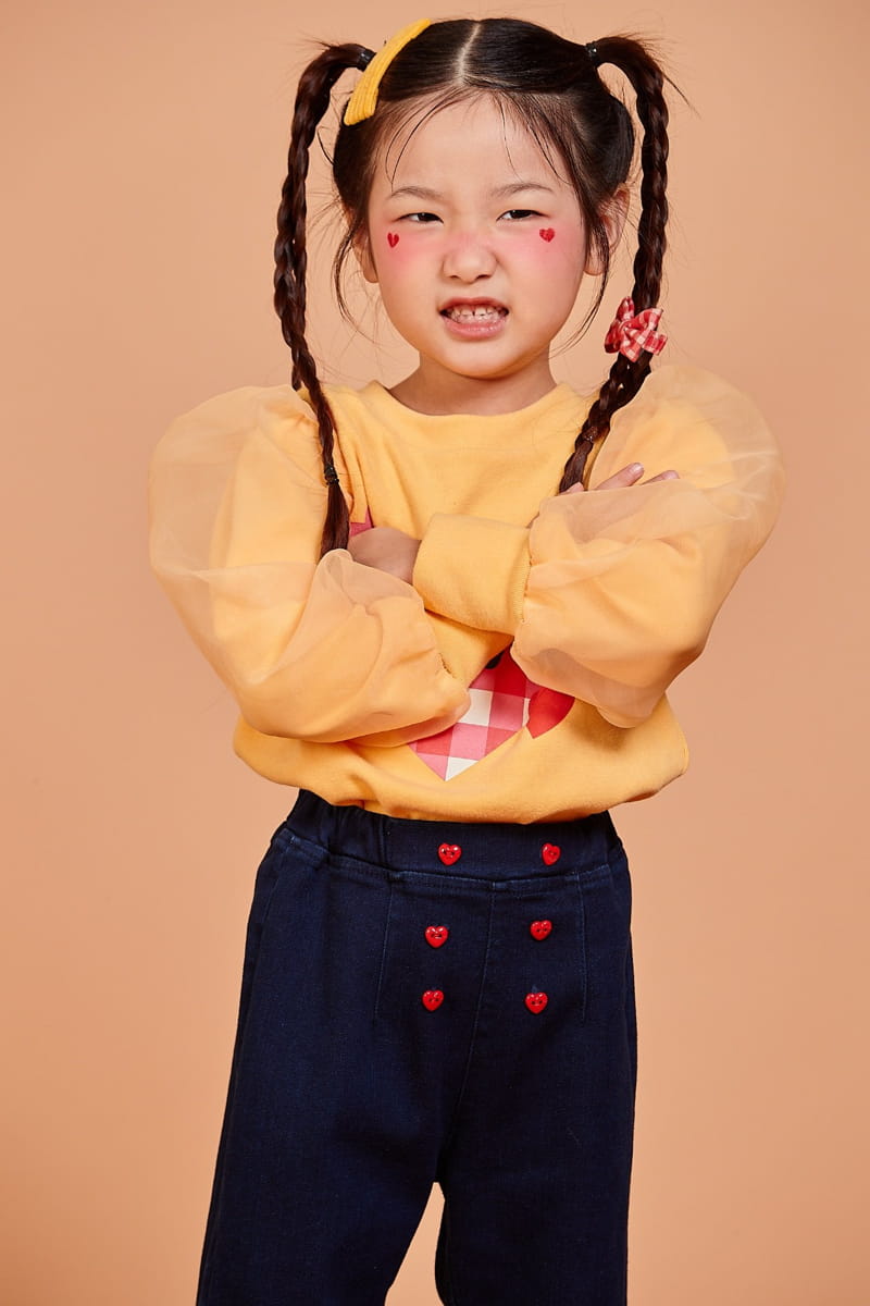 KOKOYARN - Korean Children Fashion - #Kfashion4kids - Love Puff Tee - 7