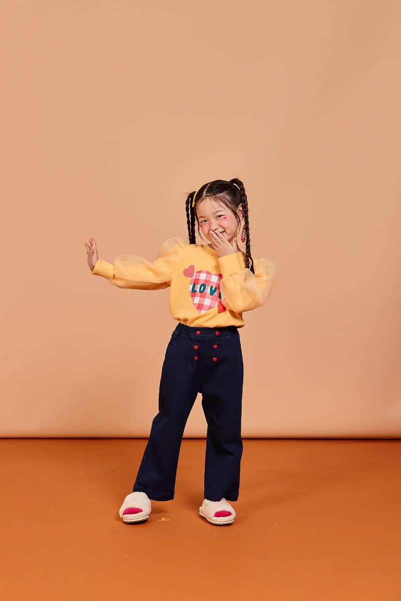 KOKOYARN - Korean Children Fashion - #Kfashion4kids - Love Puff Tee - 9