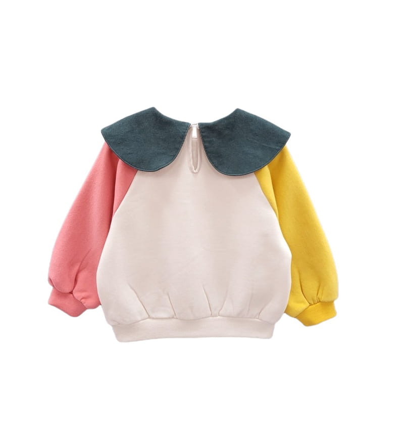 KOKOYARN - Korean Children Fashion - #Kfashion4kids - Flower Collar Sweatshirt