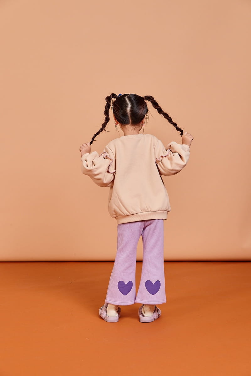 KOKOYARN - Korean Children Fashion - #Kfashion4kids - Rib Heart Bootscut Leggings - 10