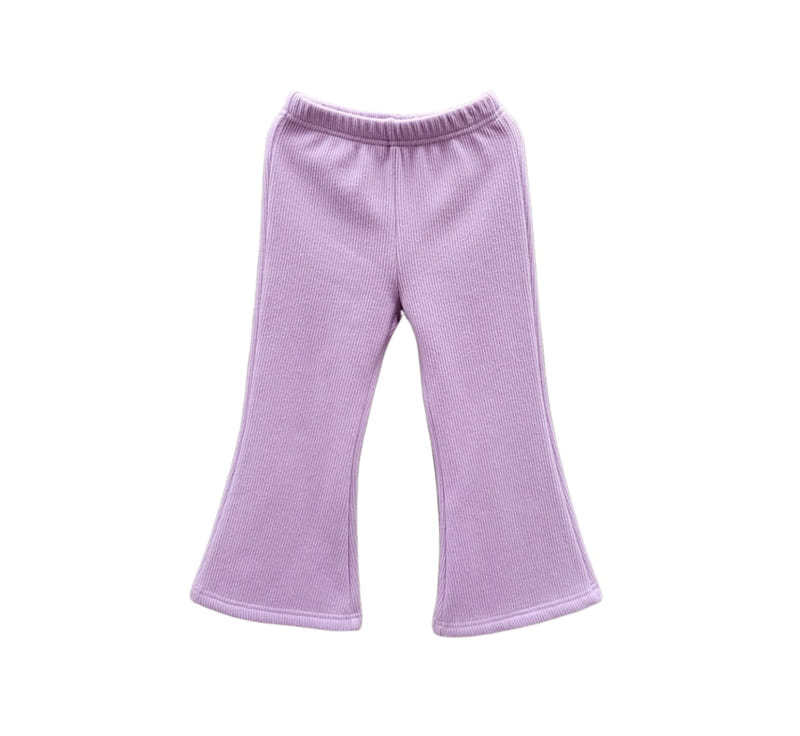 KOKOYARN - Korean Children Fashion - #Kfashion4kids - Rib Heart Bootscut Leggings - 2