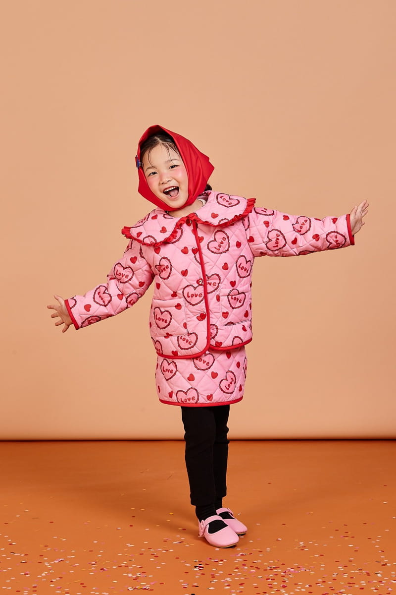 KOKOYARN - Korean Children Fashion - #Kfashion4kids - Heart Padding Skirt Leggings - 10