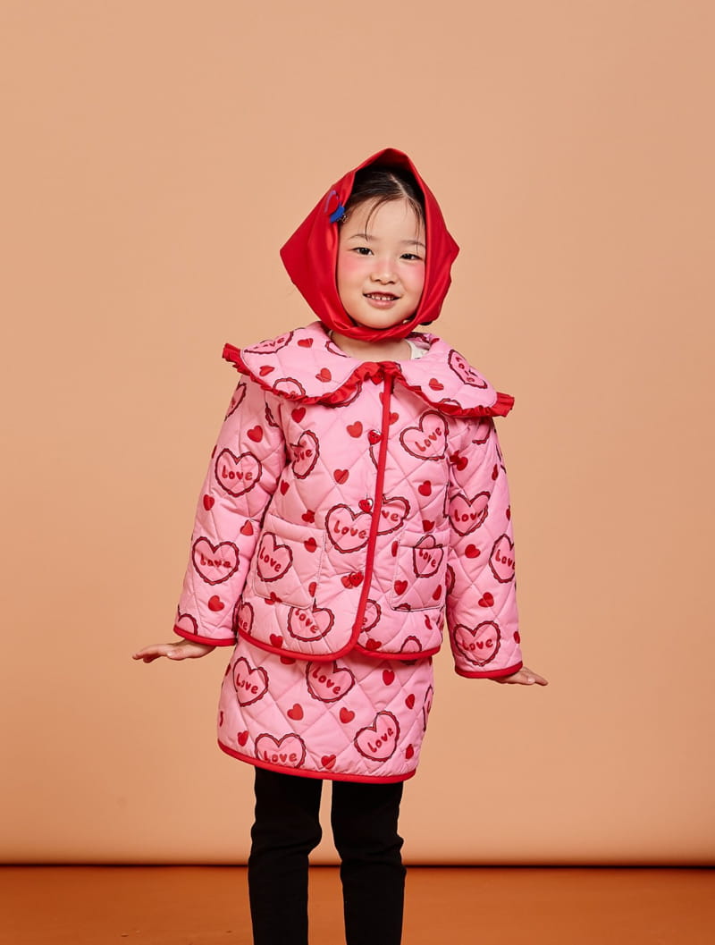 KOKOYARN - Korean Children Fashion - #Kfashion4kids - Heart Padding Skirt Leggings - 11
