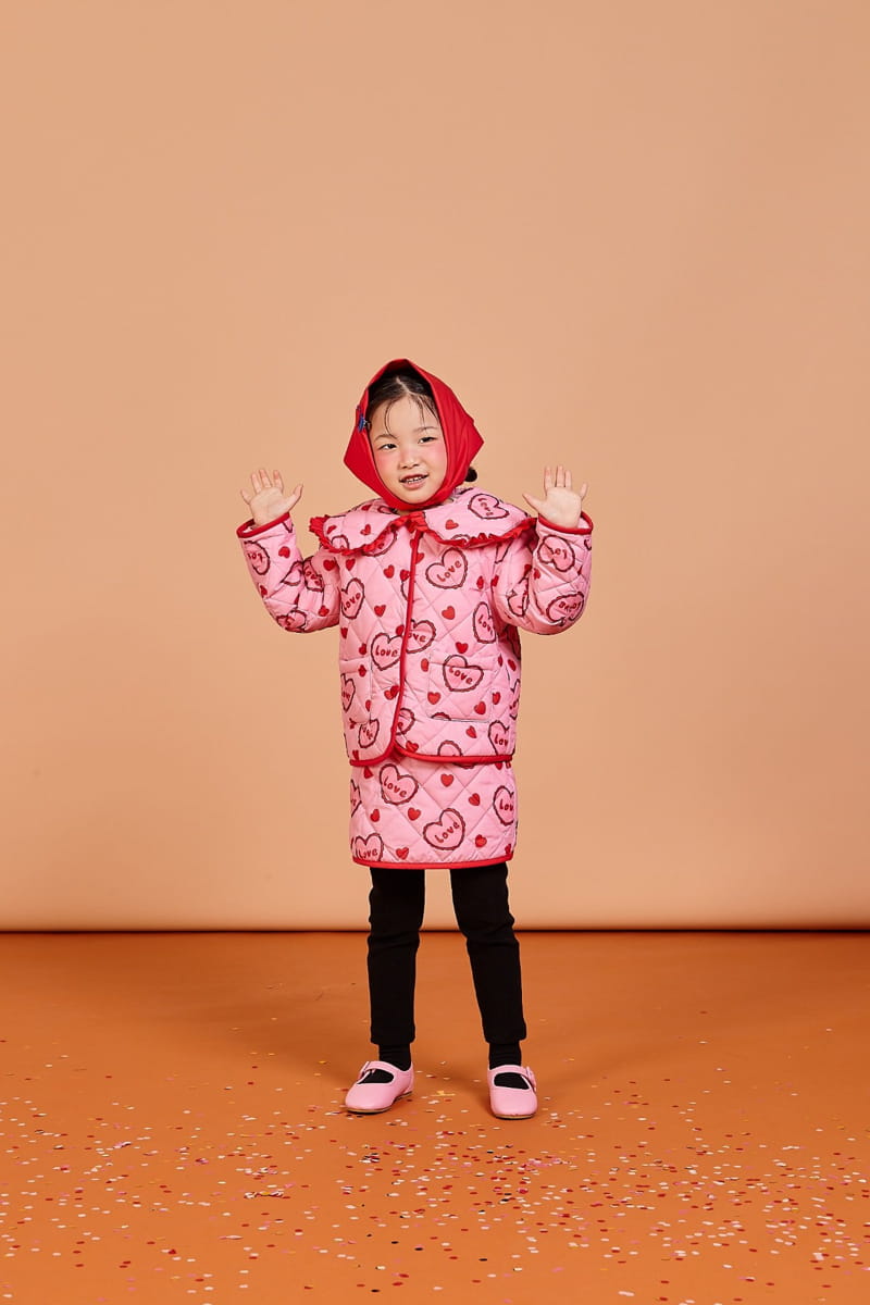 KOKOYARN - Korean Children Fashion - #Kfashion4kids - Heart Padding Skirt Leggings - 9