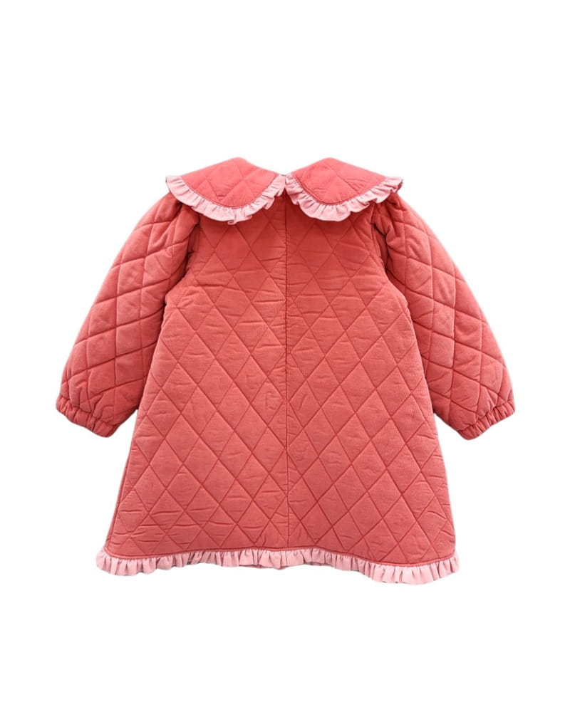 KOKOYARN - Korean Children Fashion - #Kfashion4kids - Heart Padding One-piece