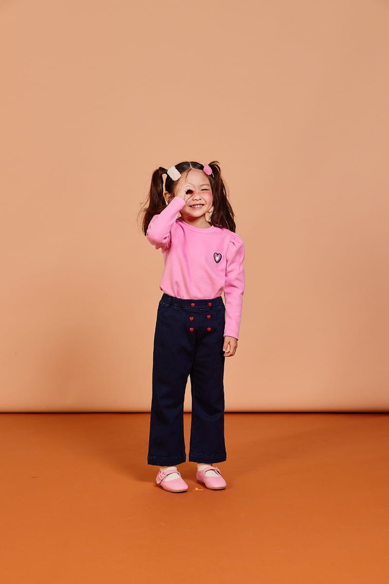 KOKOYARN - Korean Children Fashion - #Kfashion4kids - Point Fleece Bootscut Jeans  - 3