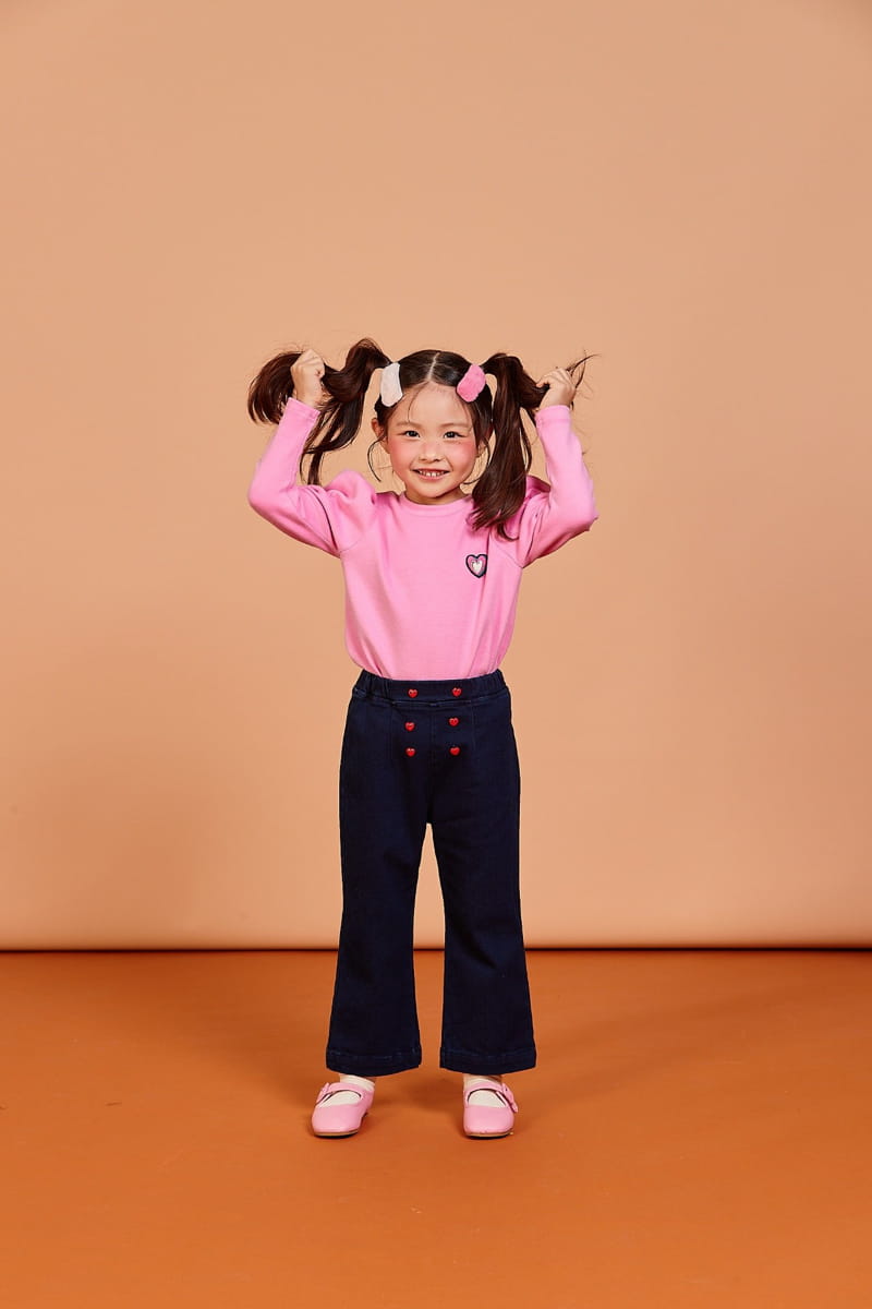 KOKOYARN - Korean Children Fashion - #Kfashion4kids - Point Fleece Bootscut Jeans  - 5