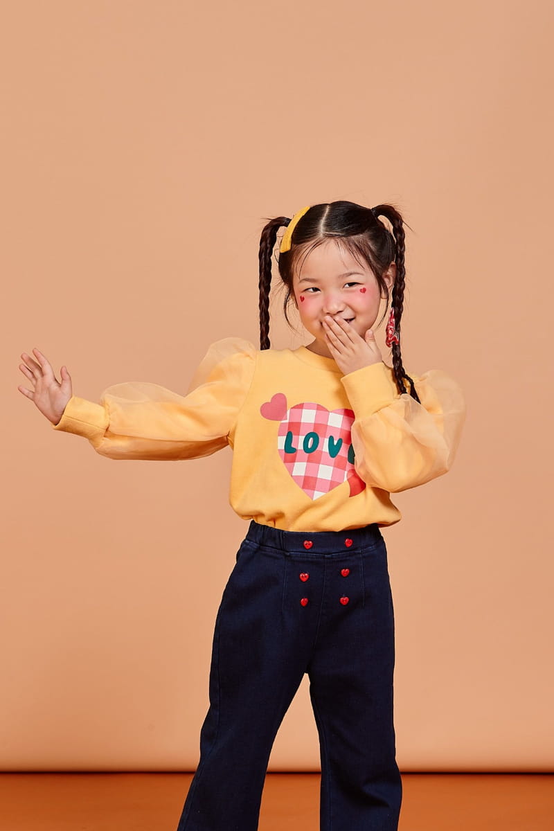 KOKOYARN - Korean Children Fashion - #Kfashion4kids - Point Fleece Bootscut Jeans  - 9