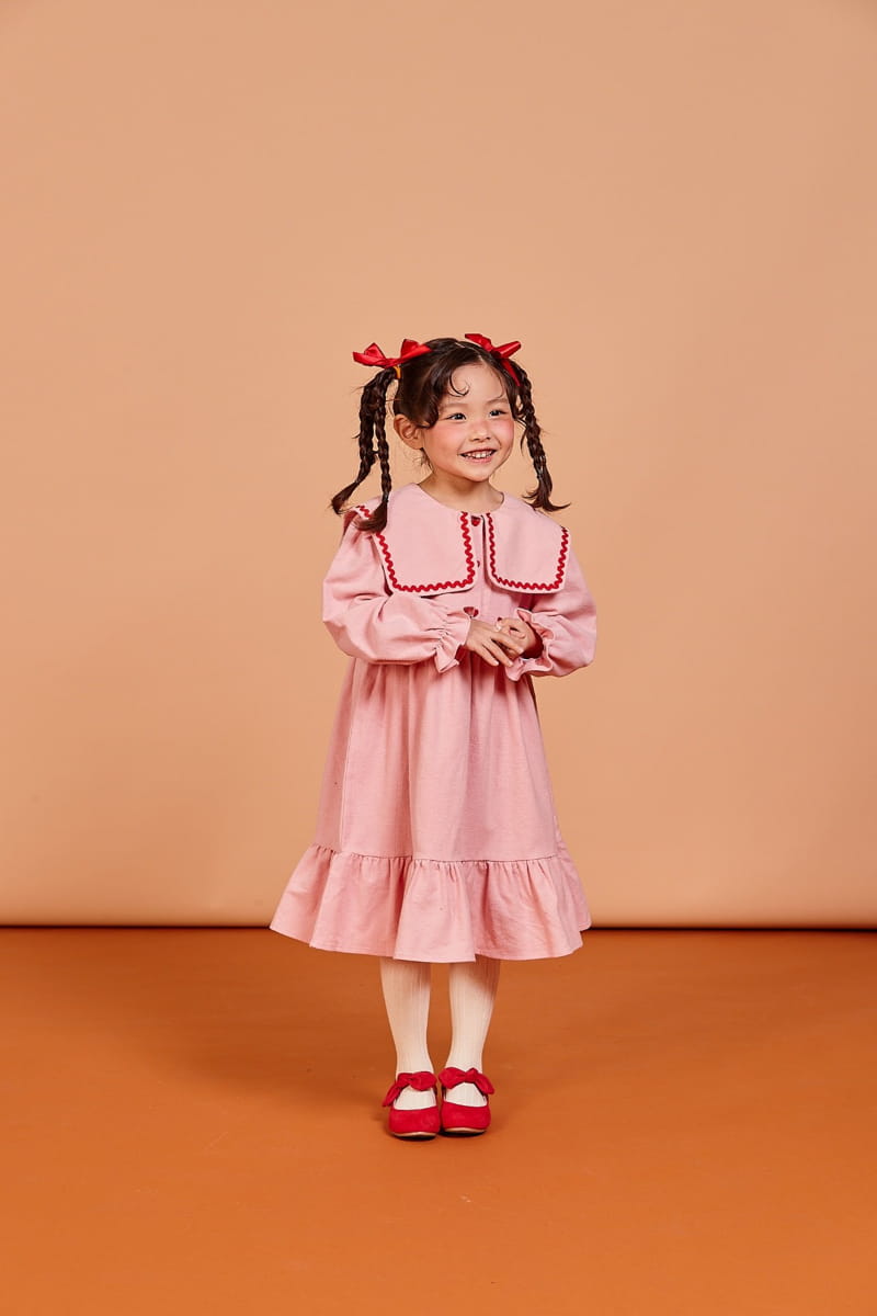 KOKOYARN - Korean Children Fashion - #Kfashion4kids - Chu Fleece One-piece - 6