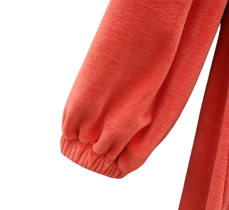 KOKOYARN - Korean Children Fashion - #Kfashion4kids - Cherry Veloure One-piece - 2