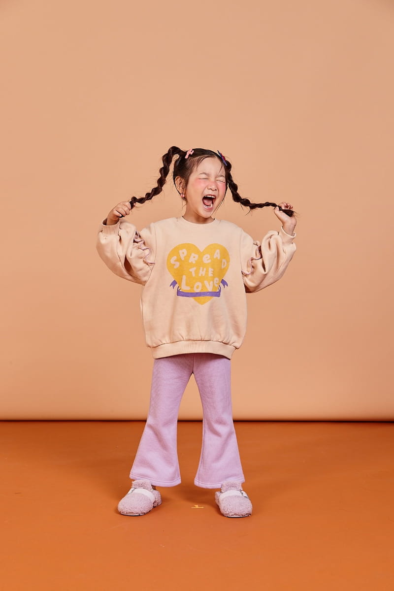 KOKOYARN - Korean Children Fashion - #Kfashion4kids - Love Love Puff Sweatshirt - 10
