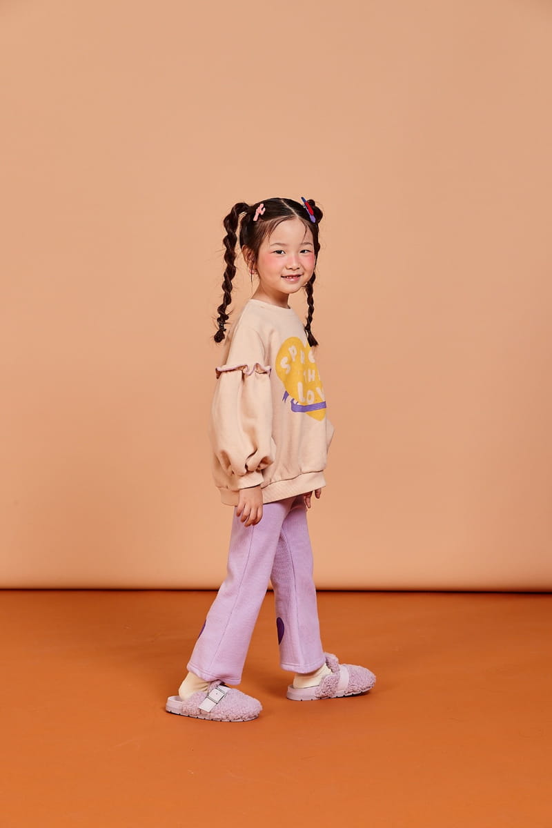 KOKOYARN - Korean Children Fashion - #Kfashion4kids - Love Love Puff Sweatshirt - 11