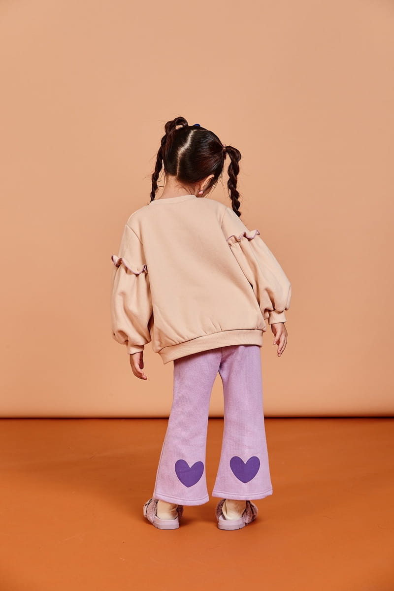 KOKOYARN - Korean Children Fashion - #Kfashion4kids - Love Love Puff Sweatshirt - 12