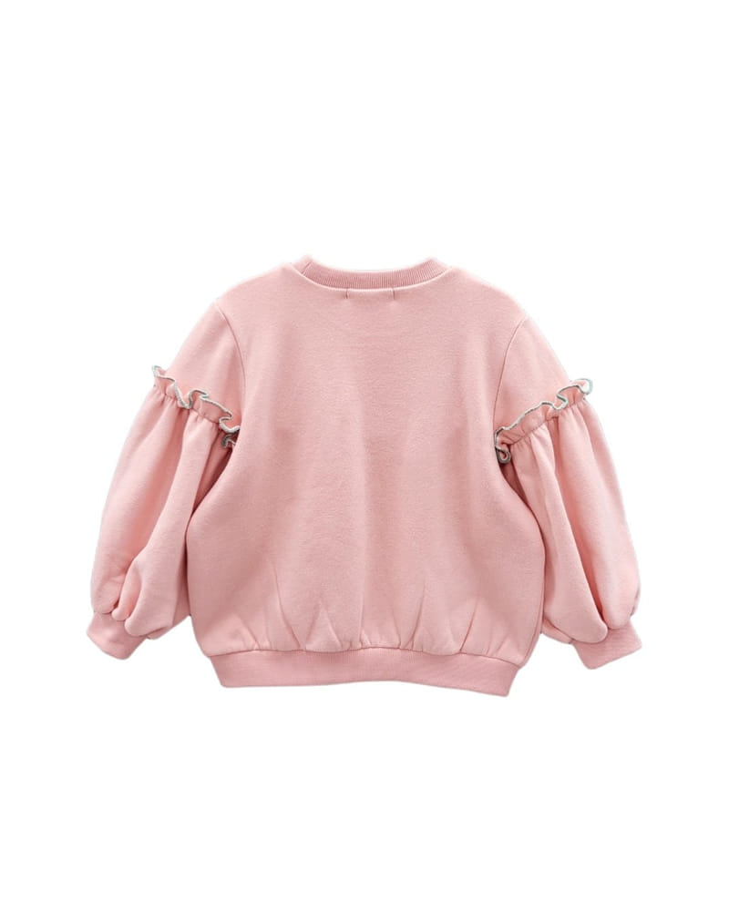 KOKOYARN - Korean Children Fashion - #Kfashion4kids - Love Love Puff Sweatshirt - 3