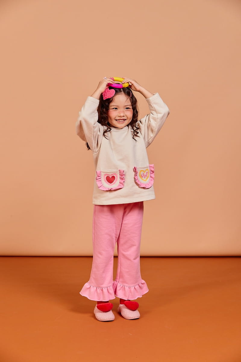 KOKOYARN - Korean Children Fashion - #Kfashion4kids - Lovely Top Bottom Set - 10