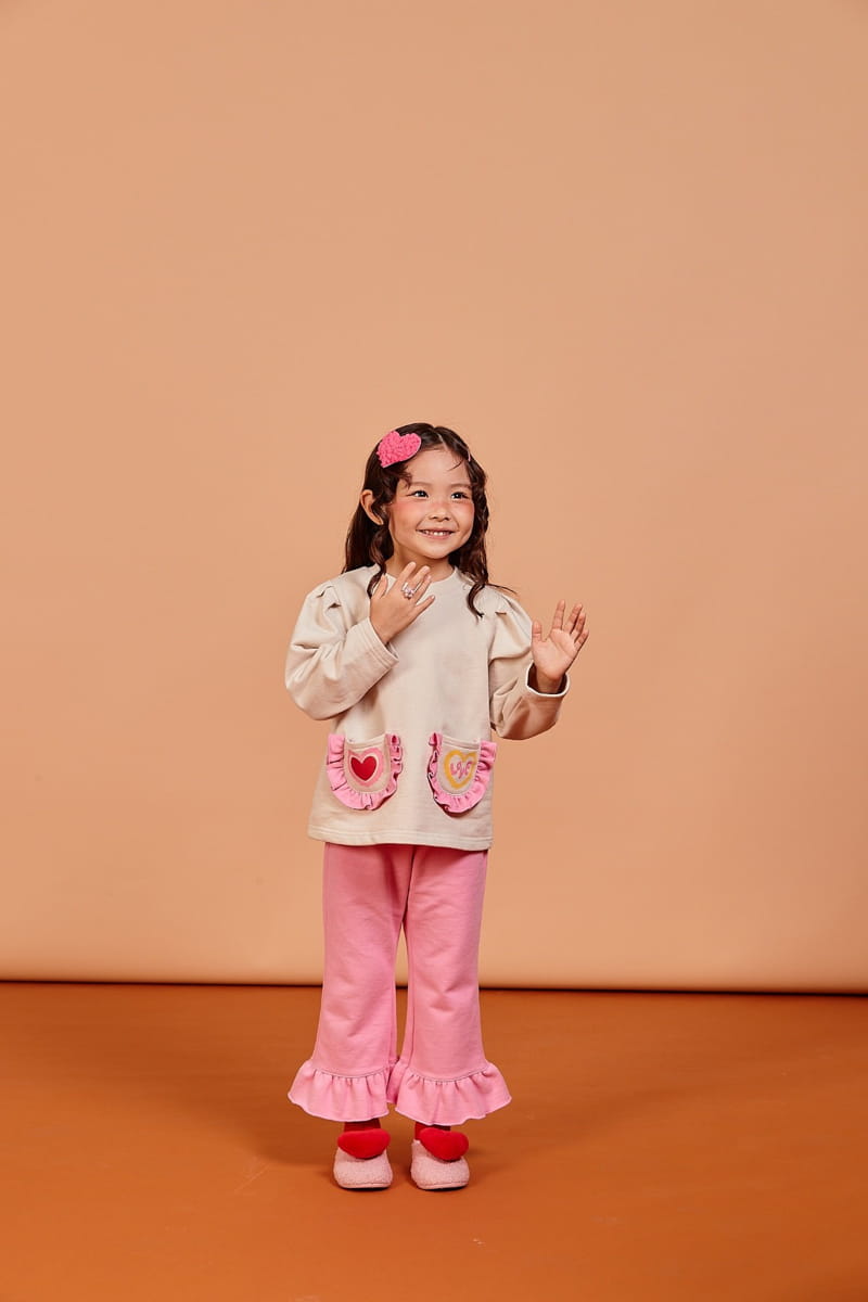 KOKOYARN - Korean Children Fashion - #Kfashion4kids - Lovely Top Bottom Set - 5