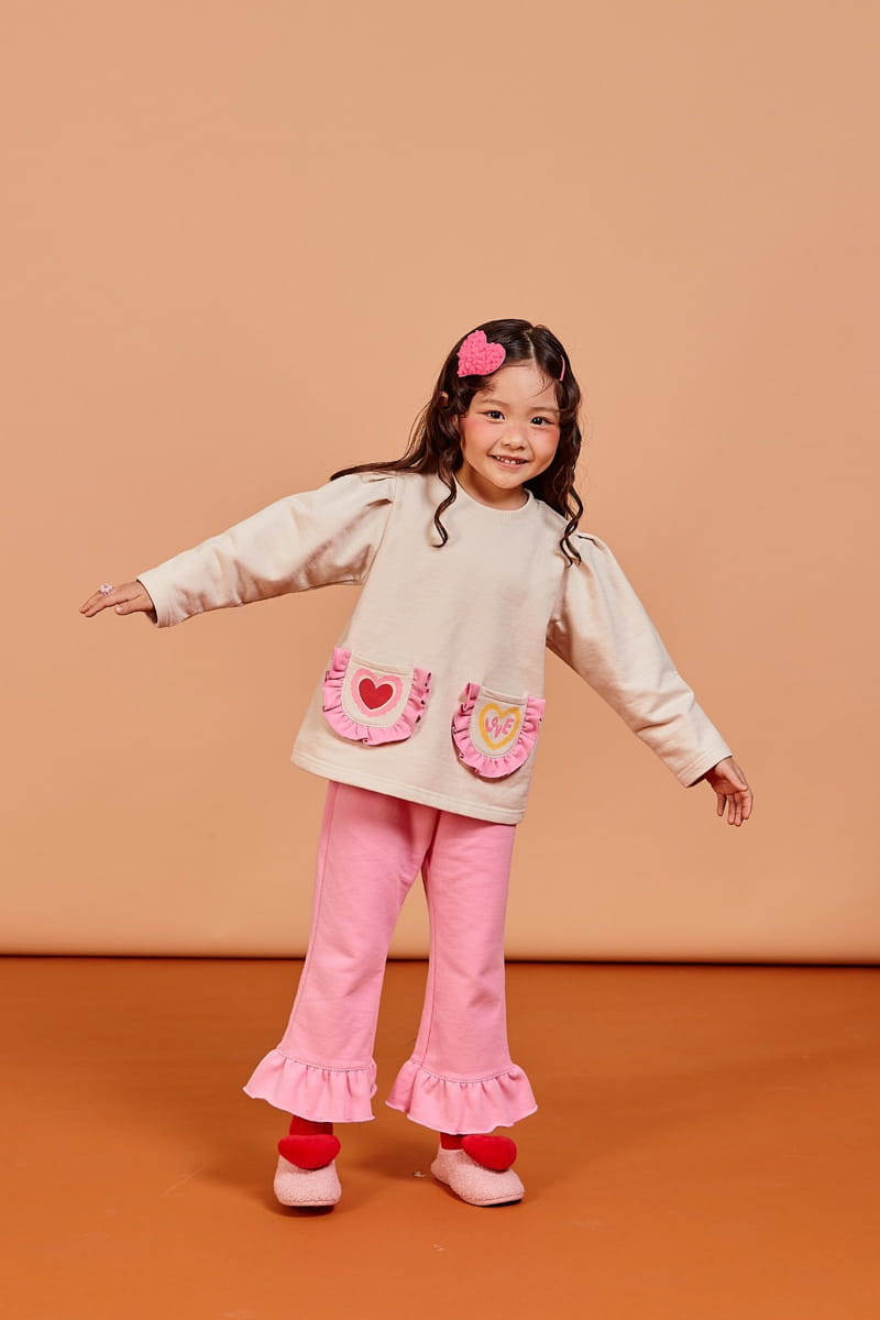 KOKOYARN - Korean Children Fashion - #Kfashion4kids - Lovely Top Bottom Set - 7