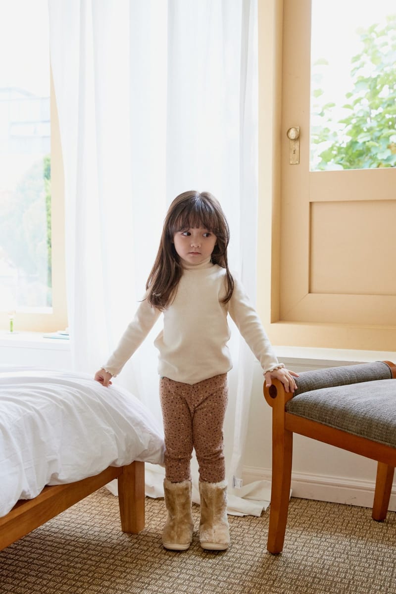 LA CHOUCHOU - Korean Children Fashion - #Kfashion4kids - Shu Shu Half Turtleneck Tee - 4
