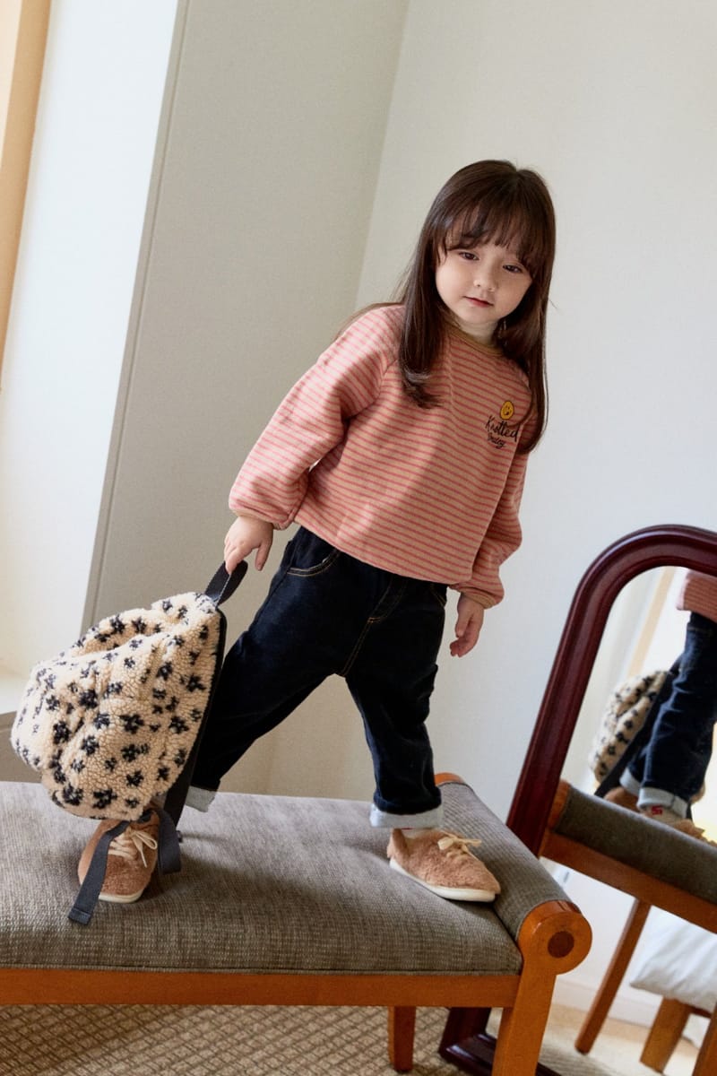 LA CHOUCHOU - Korean Children Fashion - #Kfashion4kids - Smile Stripes Tee - 10