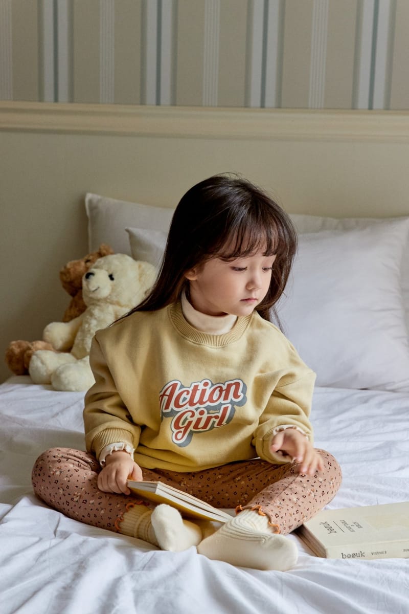 LA CHOUCHOU - Korean Children Fashion - #Kfashion4kids - Action Girl Sweatshirt - 10