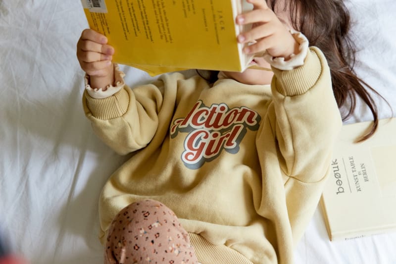 LA CHOUCHOU - Korean Children Fashion - #Kfashion4kids - Action Girl Sweatshirt - 9